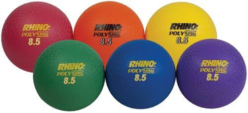 8.5" Ultimate Rhino Poly Playballs - Set of 6