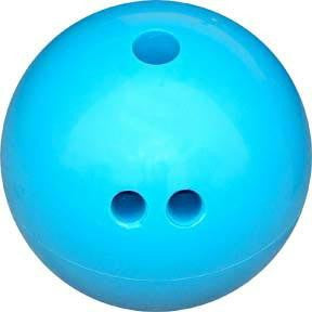 4 lb. Cosom Rubberized Plastic Bowling Ball - Blue
