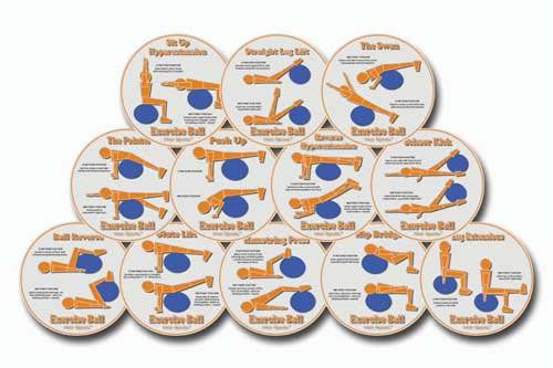 Set of 12 Hot Spots - Exercise Ball