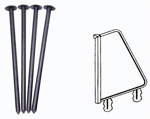 Portable Ground Anchors - 12" Pegs - 14 lbs.