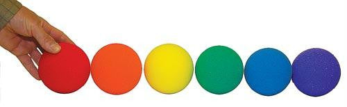 High Bounce Foam Ball Set - 3.5" Softball Size