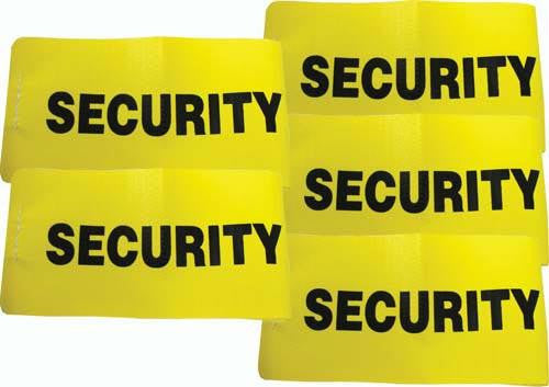 Set of 5 Security Armbands