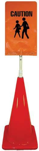 Cone Sign Kit - CAUTION (orange)