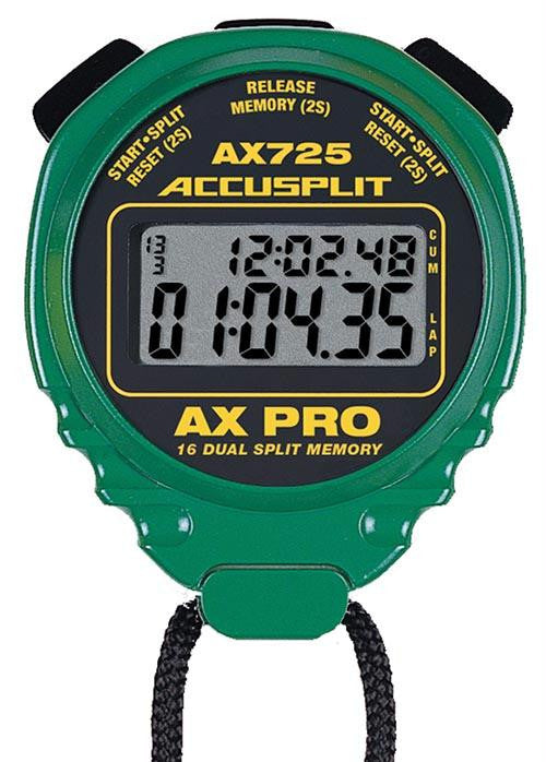 ACCUSPLIT AX725 Pro Timer - Green