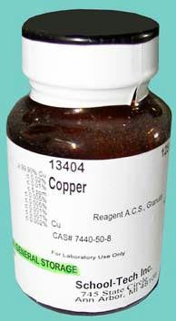 Copper Metal, reagent, granular - 125g