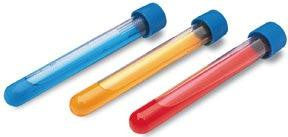 Plastic Test Tubes w- Caps