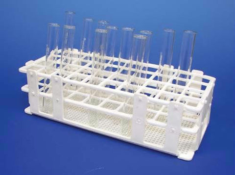 Stackable Test Tube Rack - White