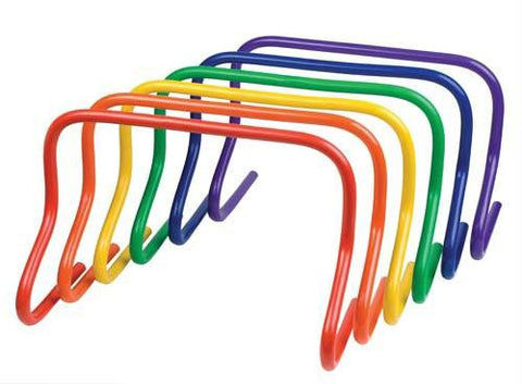 12" Colored Speed Hurdles - Set of 6