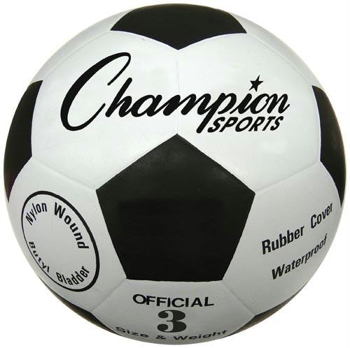 Budget Rubber Soccer Ball - Size 3