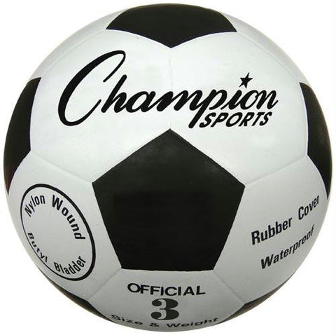 Budget Rubber Soccer Ball - Size 3