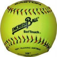 Incrediball 12" Softouch Softball - Yellow