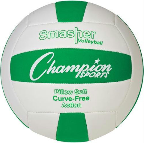 Pillow Soft Smasher Volleyball - Green-White