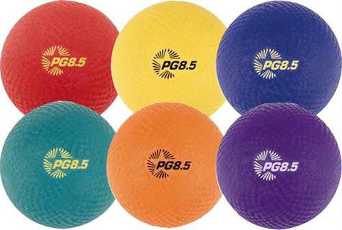 8.5" Playground Balls - Set of Six