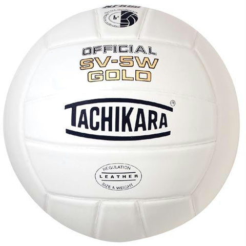 Tachikara SV5W Gold Leather Volleyball