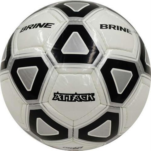 Brine Attack Soccer Ball (Black-White) - Size4