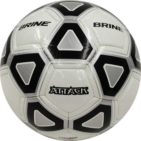 Brine Attack Soccer Ball (Black-White) - Size 5