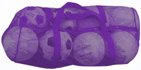 36" x 15" Zippered Mesh Bag - Purple