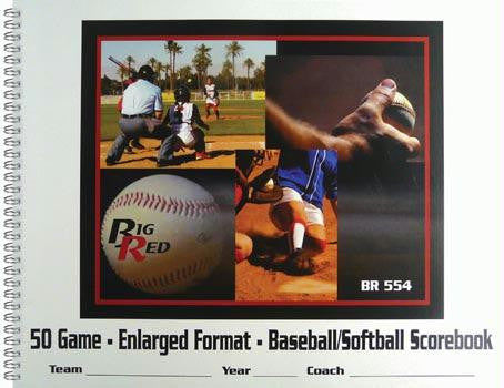 11 Player Baseball-Softball Scorebook
