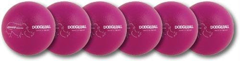 Rhino Skin Dodgeballs - Neon Purple (Set-6)