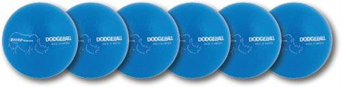 Rhino Skin Dodgeballs - Neon Blue (Set-6)