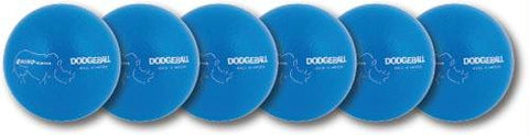 Rhino Skin Dodgeballs - Neon Blue (Set-6)