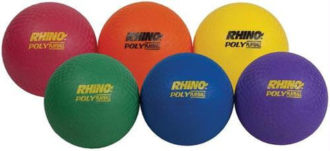 4" Ultimate Rhino Poly Playballs - Set of 6