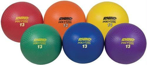13" Ultimate Rhino Poly Playballs - Set of 6