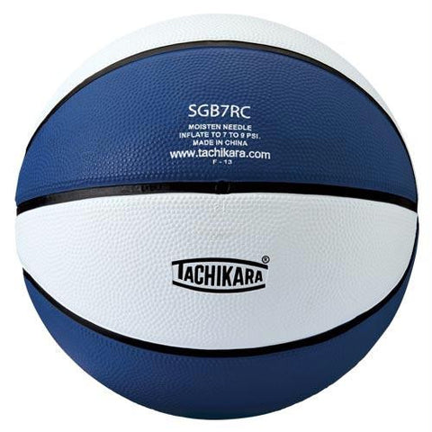 Tachikara Rubber Basketball (Official) (Blue-White)
