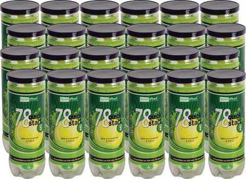 Quick Start 78 Tennis Balls - Case-24 Cans