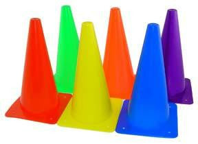 15" Poly Cones - Set of 6 Colors