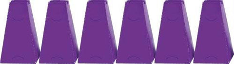 16" Pyramid Cones (Set of 6) - Purple
