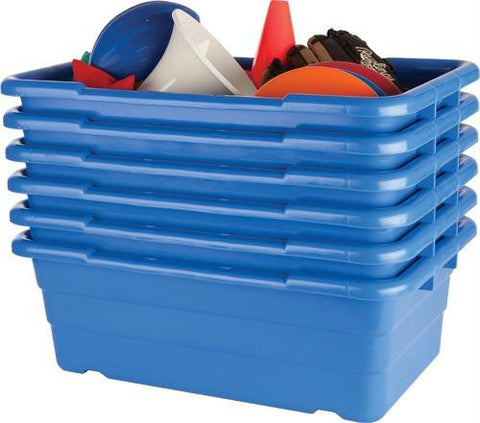 Premium Heavy-Duty Tote Storage Boxes - Set of 6