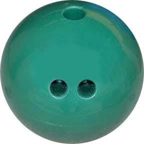 5 lb. Cosom Rubberized Plastic Bowling Ball - Dark Green