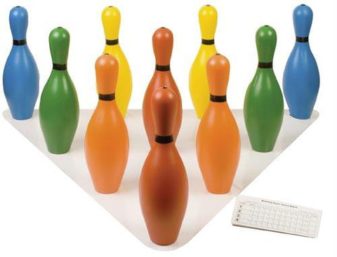 Rainbow Bowling Pin Set