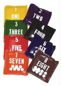 Numbered bean Bags