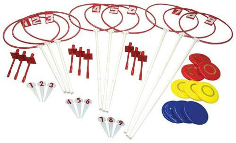 9 Hole Outdoor Disc Golf Set