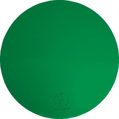 9" Poly Spots - Green (Dozen)