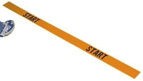 4' Poly Start Line - Orange