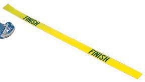 4' Poly Finish Line - Yellow