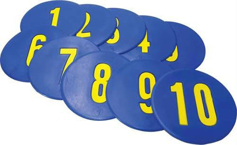Numbered Poly Spots #1-10