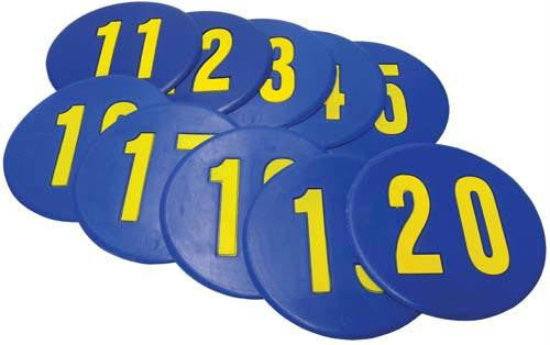 Numbered Poly Spots #11-20