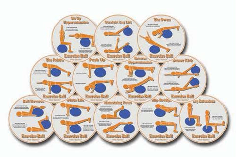 Set of 12 Hot Spots - Exercise Ball