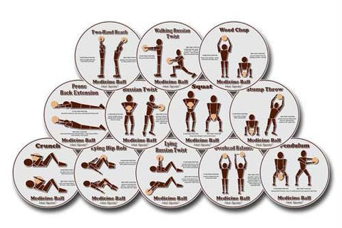 Set of 12 Hot Spots - Medicine Ball