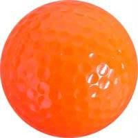 1 Dozen Colored Golf Balls - Orange