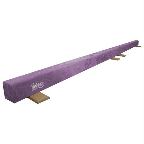 12' Sectional Balance Beam w- 6" Base (Purple)