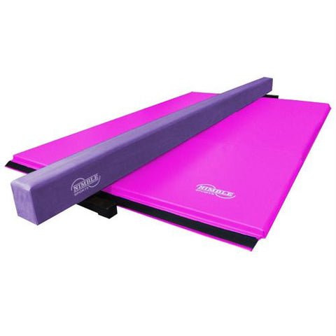 Combo Gym Pack - 8' Purple Beam w- 6' Pink Mat