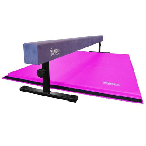 Combo Gym Pack - 8' Adj. Purple Beam w- 6' Pink Mat