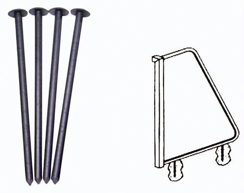 Portable Ground Anchors - 16" Pegs - 17 lbs.