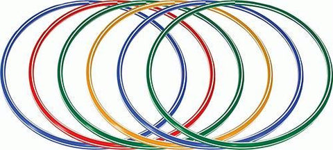 30" Plastic Hoops - 1 Dozen