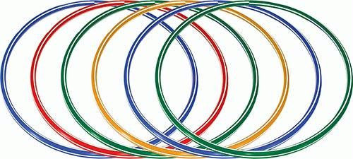 36" Plastic Hoops - 1 Dozen